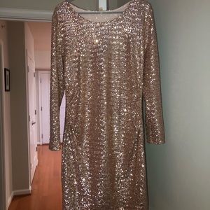 Pinkblush Maternity-sequin cocktail dress EUC